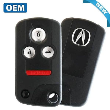 Oem OEM:NEW: ACURA 4 BUTTON SMART KEY / DRIVER 1 / FCC: ACJ8D8E24A04 / PN: 72147-SJA-A01 RSK-ACU-AA01